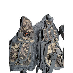 LANCER TACTICAL CROSS DRAW VEST FULLY ADJUSTABLE ACU Airsoft Combat